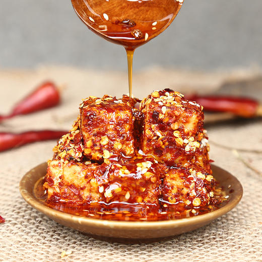 夹江豆腐乳 四川特产 香辣味 700g/罐