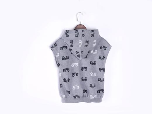 裁缝学苑 T67春夏带帽无袖卫衣1:1实物服装纸样剪裁图纸牛皮纸样 商品图1