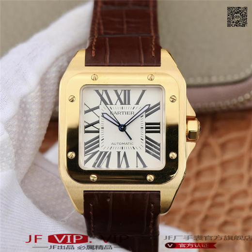 RB卡地亚山度士黑骑士，间玫瑰金，间钛圈，直径38mm 商品图1