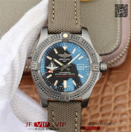 TW百年灵 复仇者黑鸟 镶黑钻 原厂钛金属表壳 轻上手舒适度爆表 44mm 2824机芯 硬汉必备风格 (实力拍，实拍无P图) 商品图0