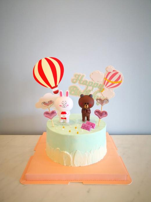 布朗熊可妮兔蛋糕