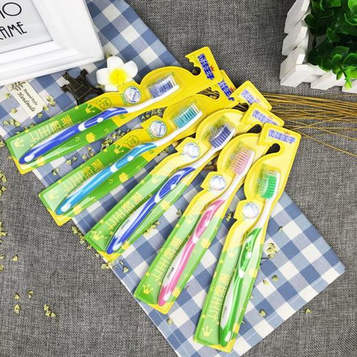 【青蛙王子】10支装 成人款 软毛妙奇牙刷 颜色随机 商品图3