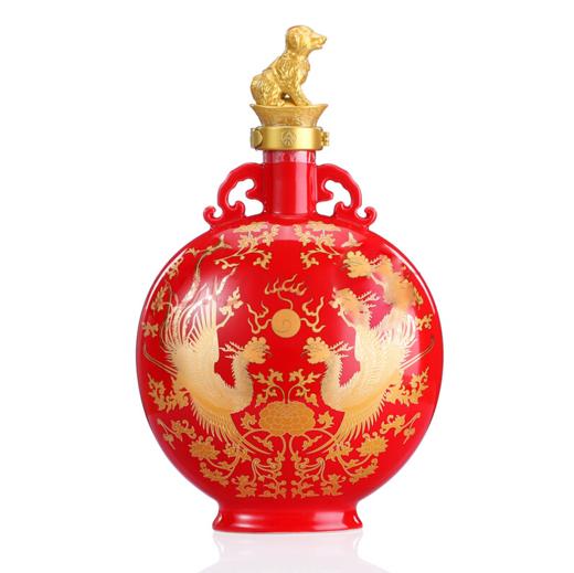 52五粮液戊戌狗年纪念酒龙凤对坛15l2