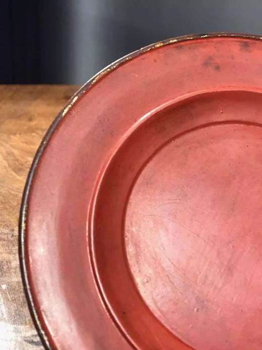 木胎大漆高足承盘 顺丰包邮 商品图6