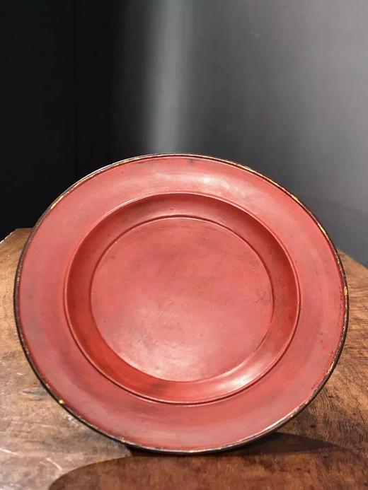 木胎大漆高足承盘 顺丰包邮 商品图3