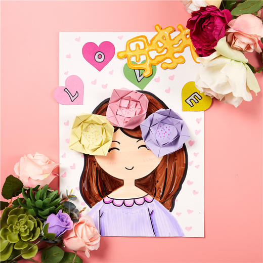 MEIKE美可母亲节礼物手工diy我的花仙子妈妈 幼儿园儿童制作材料包创意 商品图2