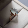 高冰种翡翠金蟾戒指18k玫瑰金镶嵌 商品缩略图4