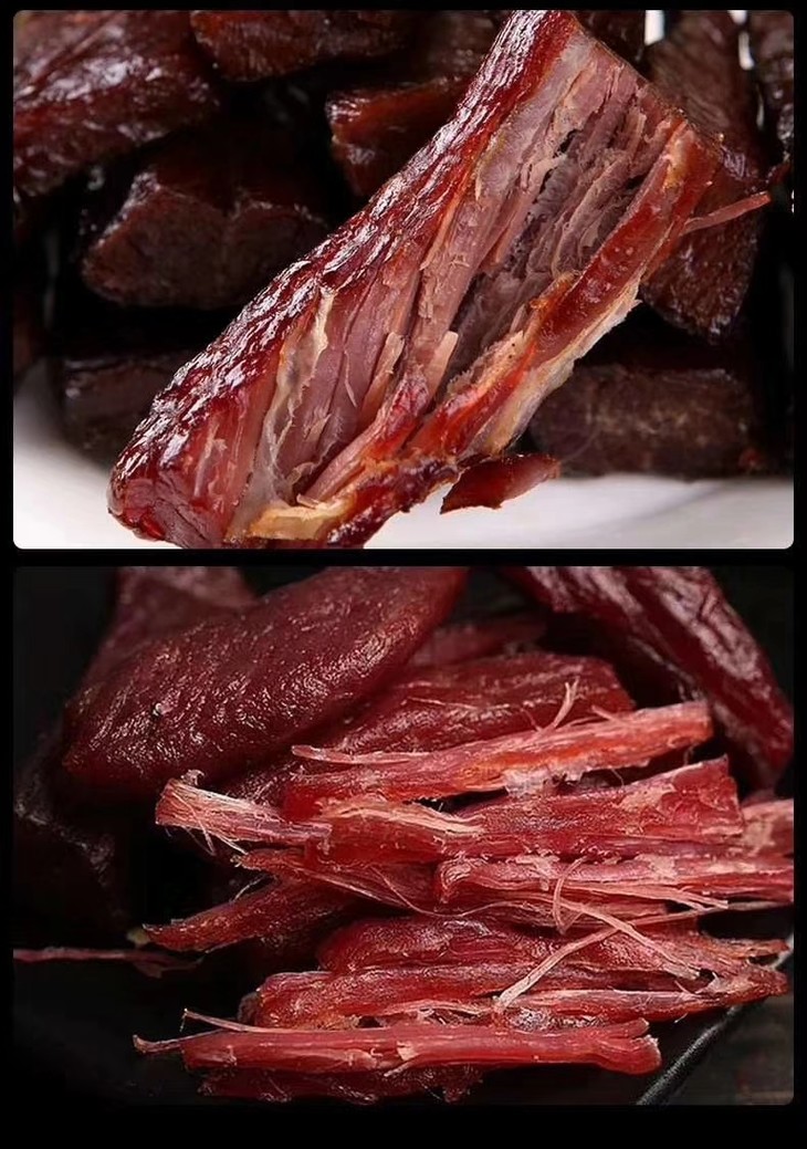 姑娘追新疆塔城风干牛肉干500g包邮