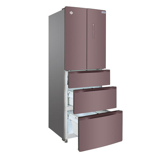 格力晶弘冰箱 变频无霜 瞬冻科技 食材保鲜如初 BCD-339WPQG/荣耀咖 商品图3