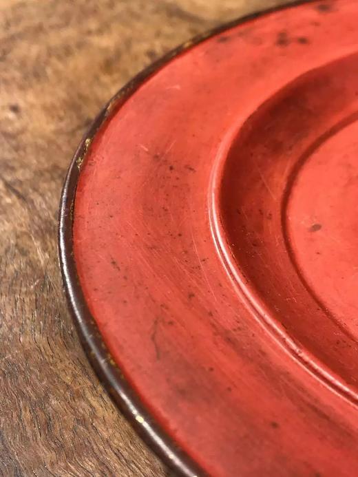 木胎大漆高足承盘 顺丰包邮 商品图2