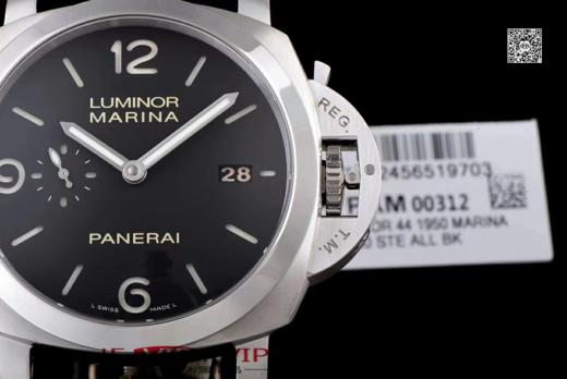 VS沛纳海V2升级版pam00312/PAM312。经过两年多的研发，克隆了原装全自动p.9000机械机芯，通过背面透底可以看出避震器摆轮 商品图6