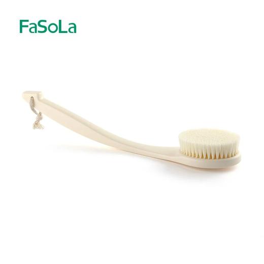 FaSoLa日式长柄洗澡刷搓后背成人背部强力去污搓澡巾软毛刷子沐浴刷 商品图4