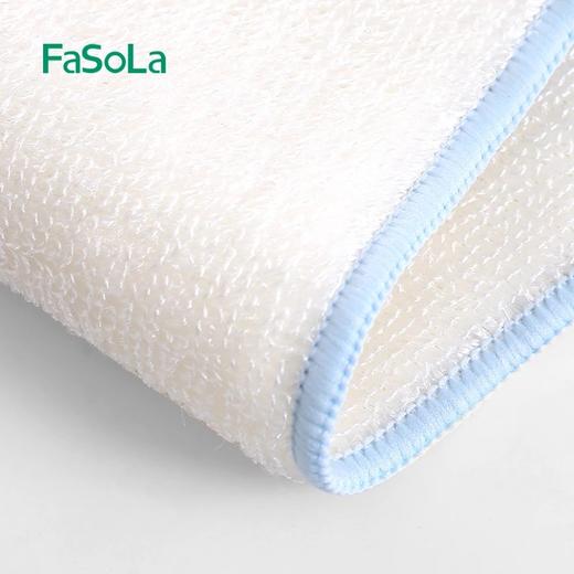 竹纤维不易沾油洗碗布家务清洁抹布家用厨房用品去油洗碗巾吸水3片装 商品图3