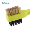FaSoLa燃气灶清洁刷子煤气灶刷黄铜钢丝刷锅底清洁除垢灶台缝隙刷 商品缩略图2