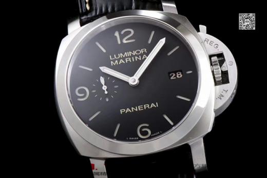 VS沛纳海V2升级版pam00312/PAM312。经过两年多的研发，克隆了原装全自动p.9000机械机芯，通过背面透底可以看出避震器摆轮 商品图8