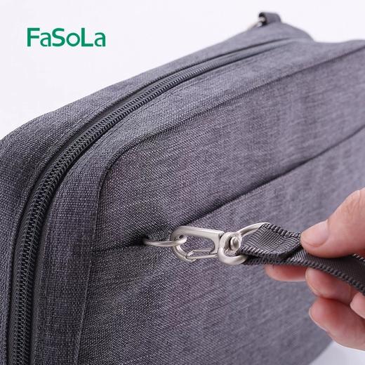 FaSoLa女长款多功能大容量手拿包简约斜挎包日韩版单肩 商品图2