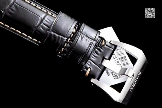 VS沛纳海V2升级版pam00312/PAM312。经过两年多的研发，克隆了原装全自动p.9000机械机芯，通过背面透底可以看出避震器摆轮 商品图2