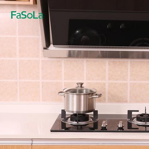 FaSoLa厨房防油贴纸耐高温灶台防水防油烟机瓷砖墙贴铝箔自粘贴纸 商品图3