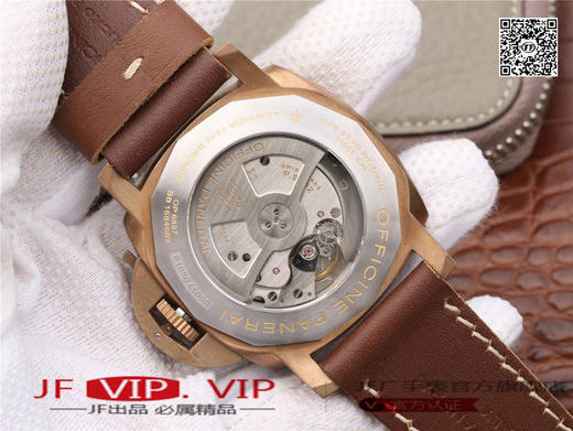 XF沛纳海v5版PAM507，5点钟位置真动能显示，P9002自动机械,47毫米,男士 材料：青铜 零件数：237，皮表带，透底 商品图6