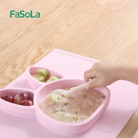 FaSoLa陶瓷勺宝宝婴儿饭勺搅拌勺可支撑长柄勺子防滑餐具婴儿辅食勺
