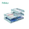 FaSoLa文件盘可拆卸多层文件架书架简易桌上文件框资料架办公用品 商品缩略图2