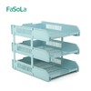 FaSoLa文件盘可拆卸多层文件架书架简易桌上文件框资料架办公用品 商品缩略图4
