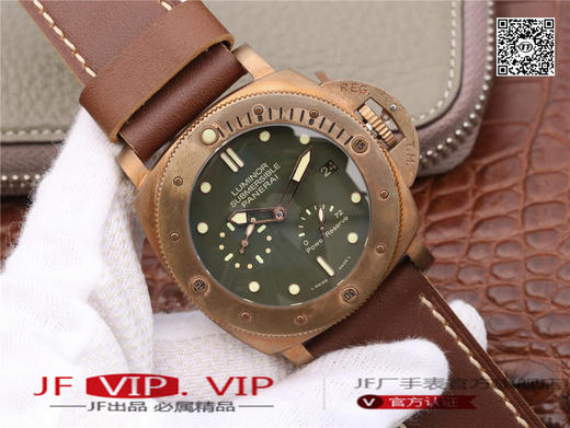 XF沛纳海v5版PAM507，5点钟位置真动能显示，P9002自动机械,47毫米,男士 材料：青铜 零件数：237，皮表带，透底 商品图1