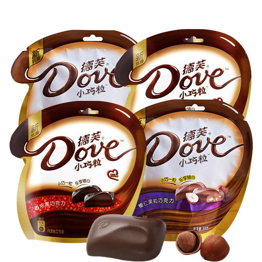 德芙奶香/牛奶/果仁巧克力84g