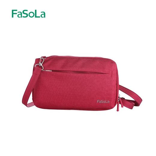FaSoLa女长款多功能大容量手拿包简约斜挎包日韩版单肩 商品图4