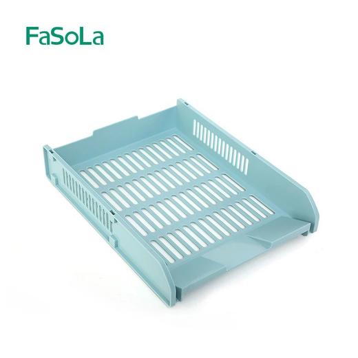 FaSoLa文件盘可拆卸多层文件架书架简易桌上文件框资料架办公用品 商品图3