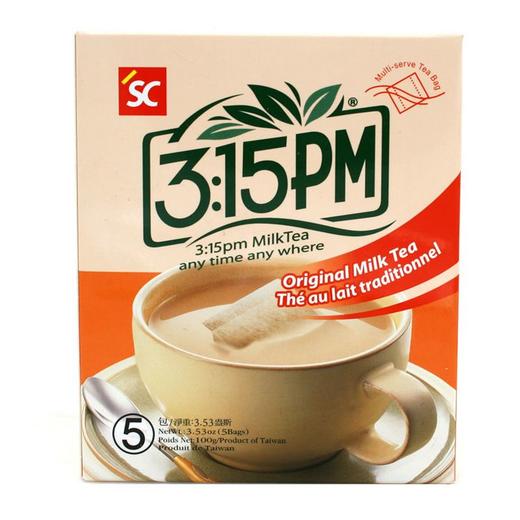 〖保税仓〗台湾3:15PM/3點1刻原味奶茶 20gX5包 商品图0