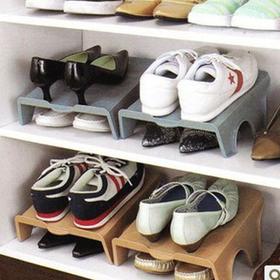 FaSoLa创意塑料鞋架 鞋子收纳架 鞋柜鞋架 塑料 鞋柜