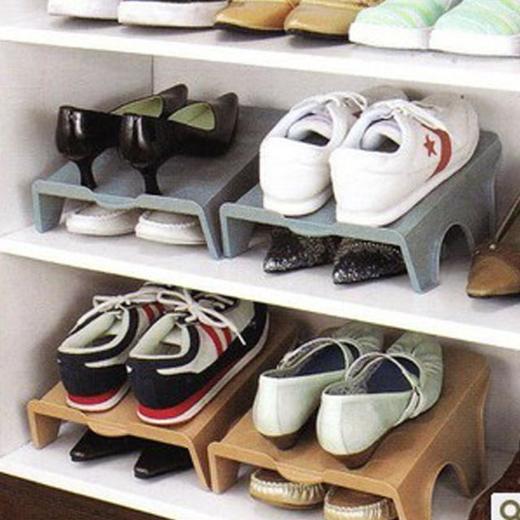 FaSoLa创意塑料鞋架 鞋子收纳架 鞋柜鞋架 塑料 鞋柜 商品图0