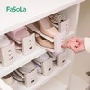 FaSoLa鞋架子简易门口置物架家用宿舍女省空间白色防尘收纳可调节 商品缩略图0