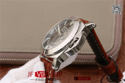 沛纳海027。PAM00027 直径44mm 搭载瑞士2824机芯长动力储存 蓝宝石水晶玻璃 内置日历放大镜 316L拋精钢 商品图8