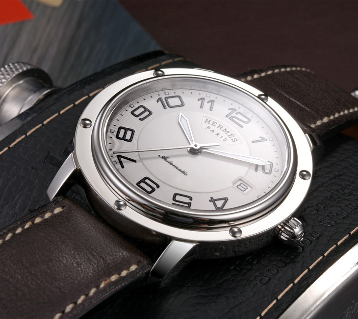 爱马仕 hermès clipper系列男士机械腕表 手表 cp2.810.220/vbe