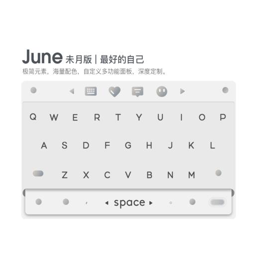 《JUNE/JULY》给最好的自己 / 增强型皮肤 / 百度输入法 /  安卓iOS 商品图2