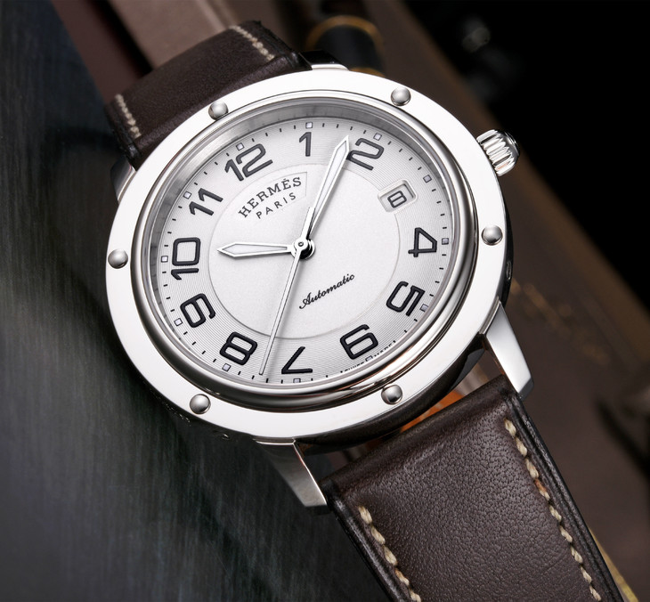 爱马仕 hermès clipper系列男士机械腕表 手表 cp2.810.220/vbe