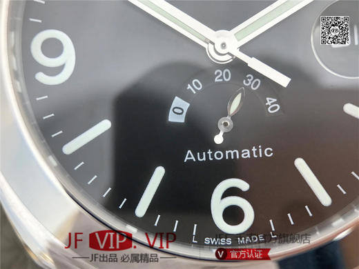 沛纳海027。PAM00027 直径44mm 搭载瑞士2824机芯长动力储存 蓝宝石水晶玻璃 内置日历放大镜 316L拋精钢 商品图5