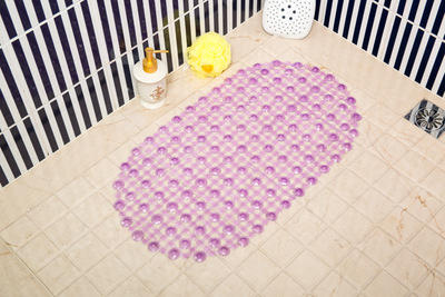 透色水珠洗澡垫按摩防滑垫镂空吸盘卫浴垫TZW 商品图7