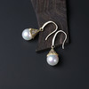 ZLT-E112珍珠耳环简约复古宫廷风时尚耳饰微镶锆石珍珠耳环TZW 商品缩略图1