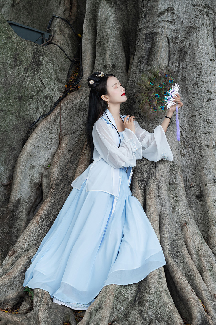 中国风汉服仙女装三件套装fmnsc9270