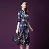 YMR-8241新款阔太太大码高贵连衣裙 商品缩略图2