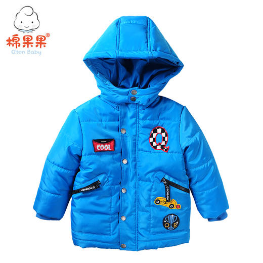 棉果果冬季男童中长款棉服M412101818663 商品图1