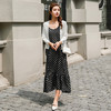 XOS SJL41-9985 2019夏新款女雪纺波点连衣裙 商品缩略图6