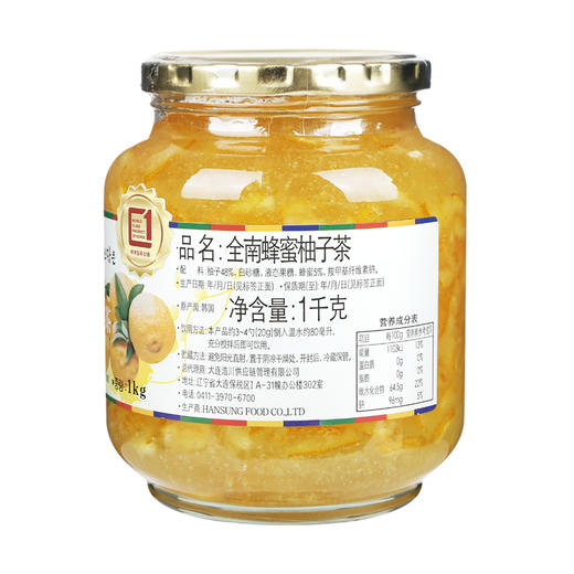 【2斤|1瓶】全南蜂蜜茶1kg*1瓶(柚子/芦荟/柠檬/大枣多种口味可选) 商品图3