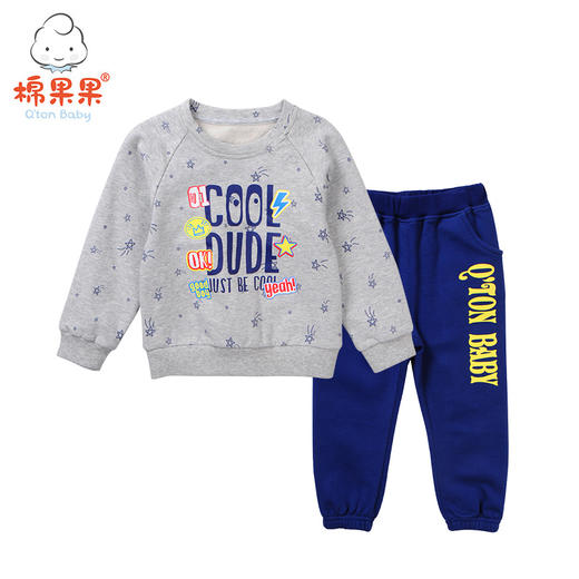 棉果果春秋季男童女童套头套装M302302218455 商品图1