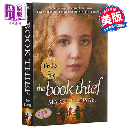 【中商原版】偷书贼（电影版）英文原版 The Book Thief 小说 Markus Zusak 商品图0