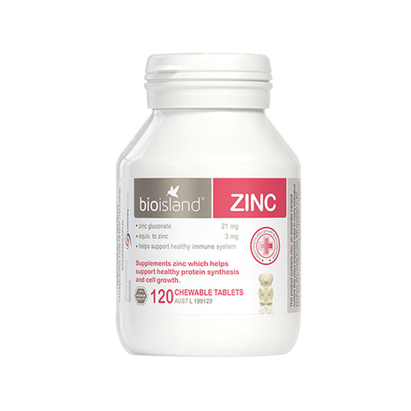 澳洲 Bio Island佰澳朗德 婴幼儿补锌咀嚼片 120片
