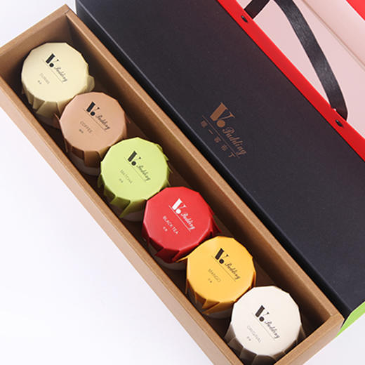 布丁礼盒六枚装（ 原味、芒果、红茶、榴莲、咖啡、巧克力）【提前5小时】 商品图0